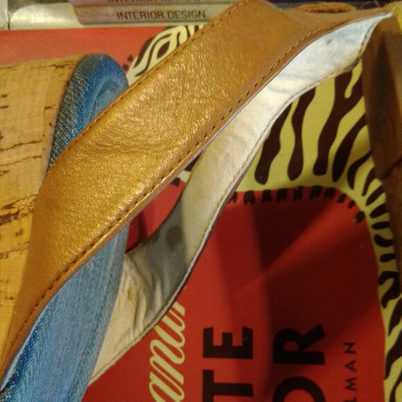 Michael Kor Wedge Demin Shoes - Picture 5 of 7